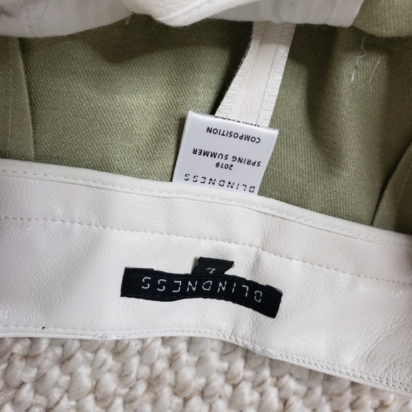BLINDNESS SS19 White Skinny Cargo Pants Runway Ready-to-Wear Size L - Picture 13 of 14